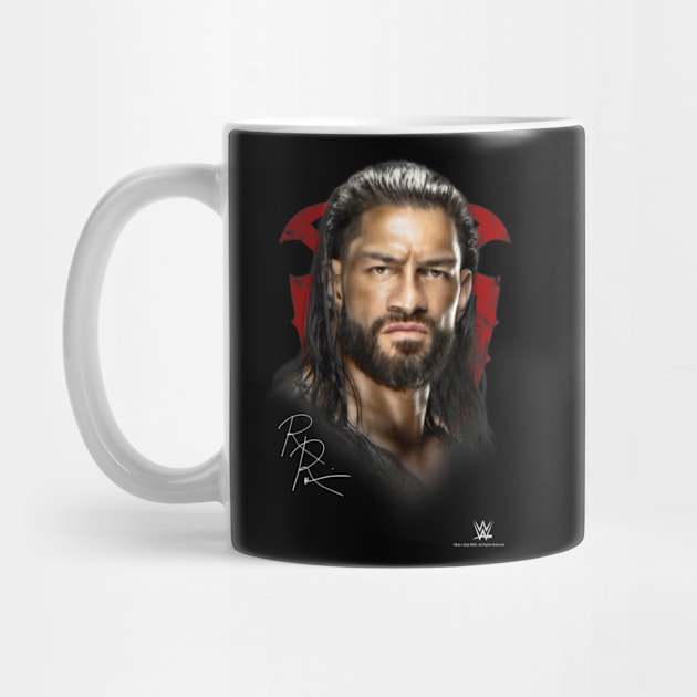 Roman Reigns Face Portrait by Holman